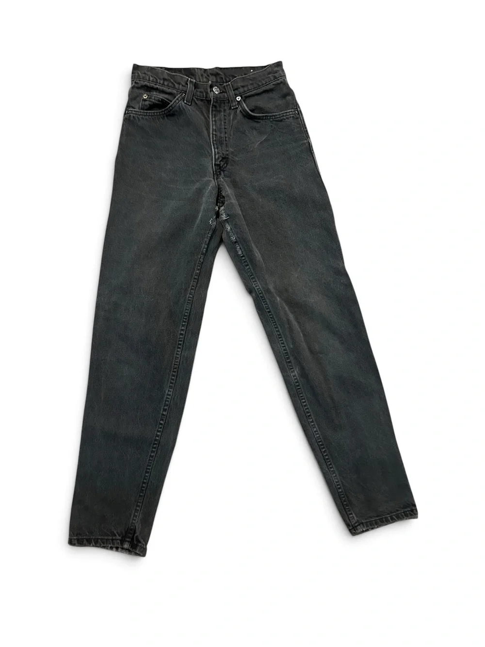 1970s LEVIS Men's Black Denim Jeans - Classic Straight Fit 28” x 32”